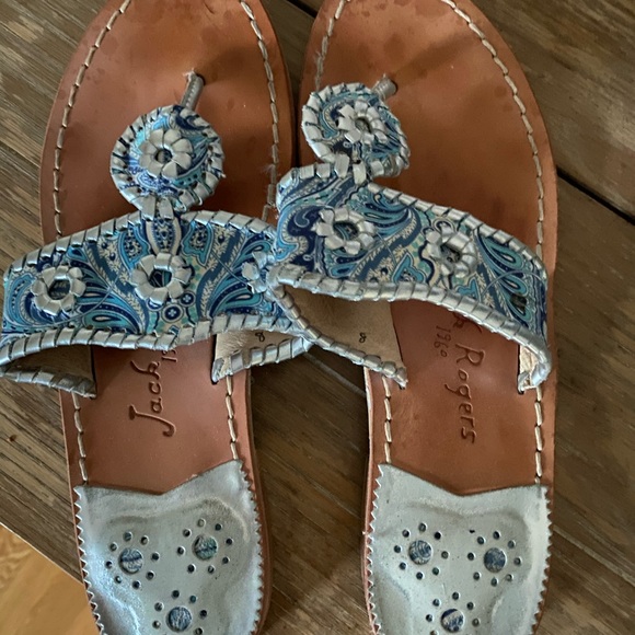 Jack Rogers paisley/silver classics! - Picture 2 of 6